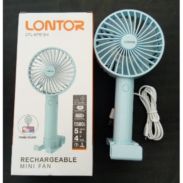 Rechargeable Lontor Hand Fan rechargeable-lontor-hand-fan