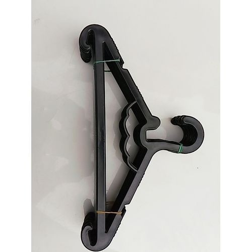 Plastic clothes hangers