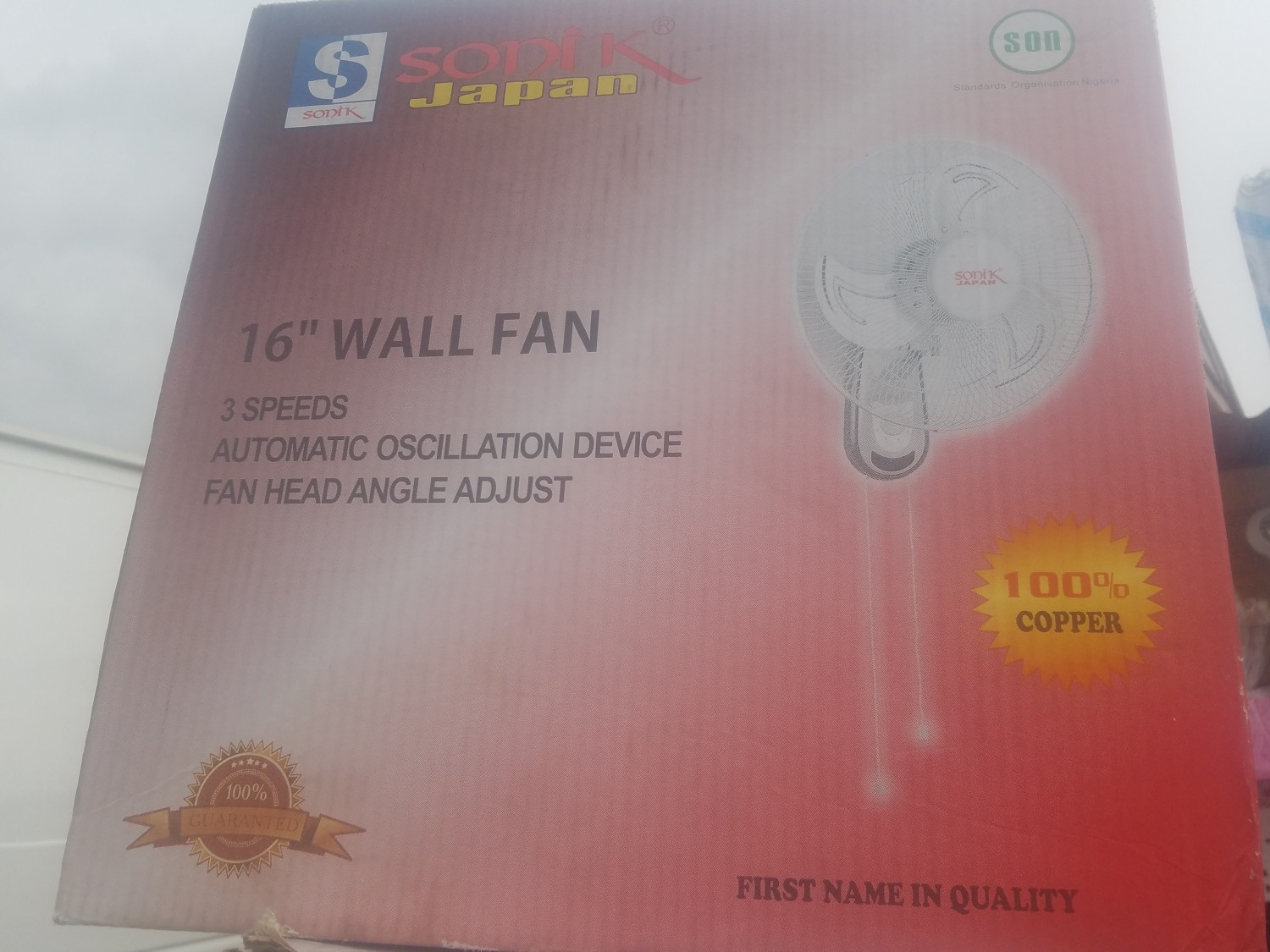 Wall fan, how much is wall fan in Nigeria