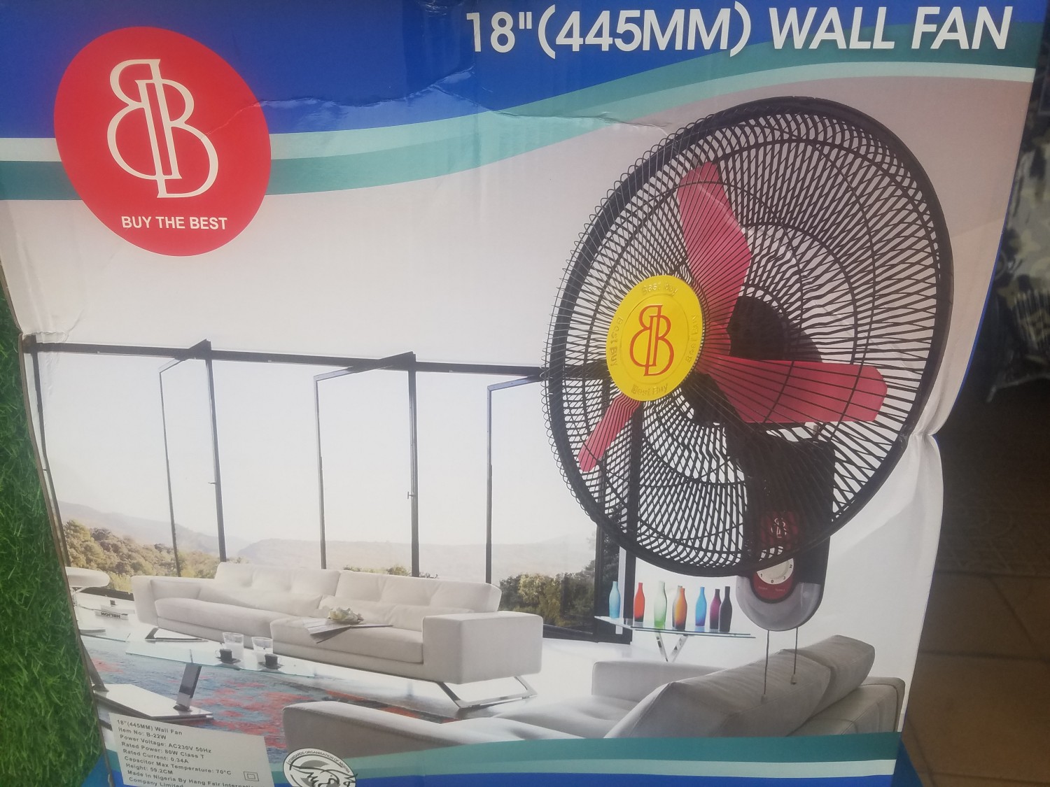 Wall fan
