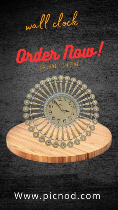 Fanciful wall clocks in Nigeria