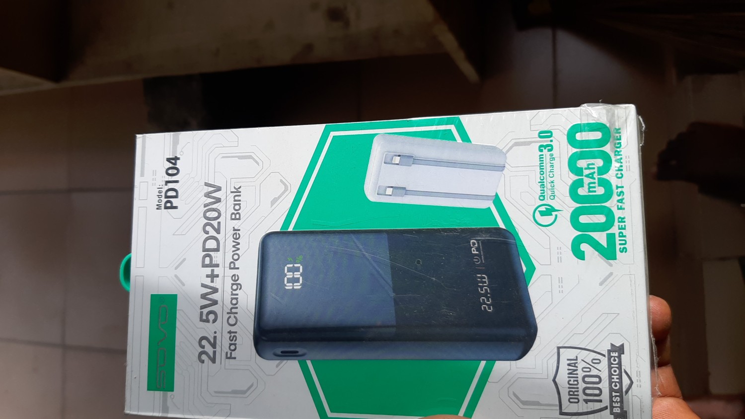 Fast charge power bank 20000MAH