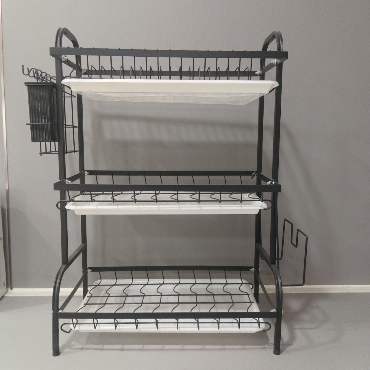 3 layers plate rack